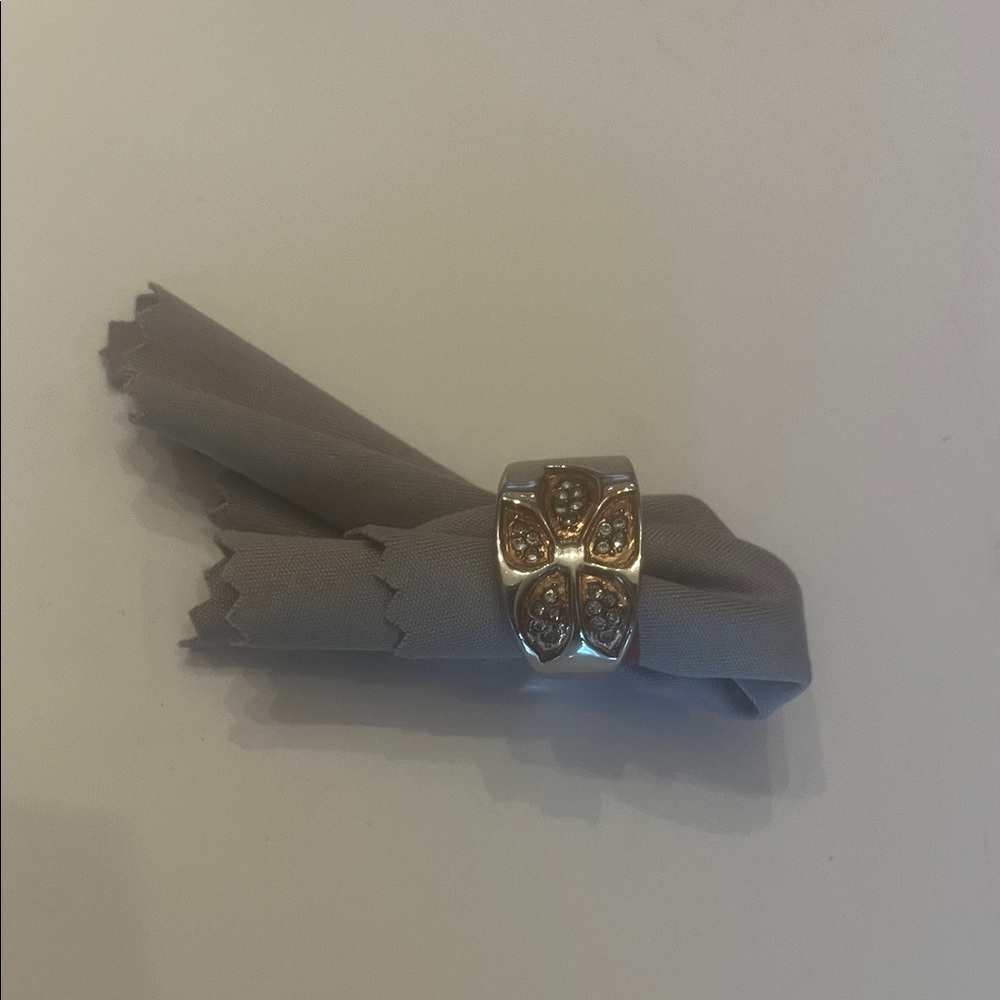Gold and Silver Ring